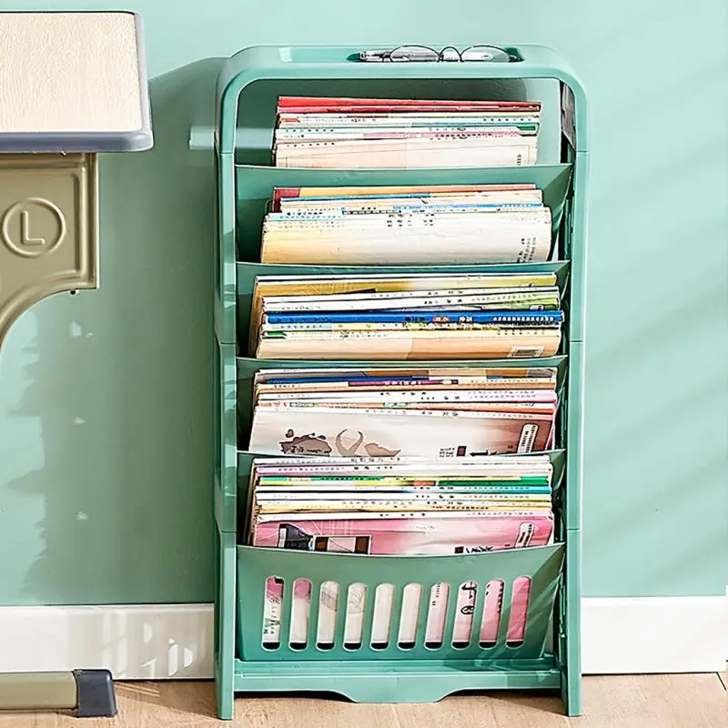 

Classroom Book Storage Box Space-saving Desk Bookshelf Stand Storage Shelve For Books Children Book Organizing Shelves