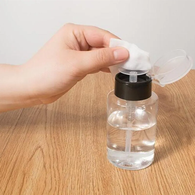 210 мл Одежда высшего качества дизайн ногтей гель Лак чистый бутылочка с ацетоном