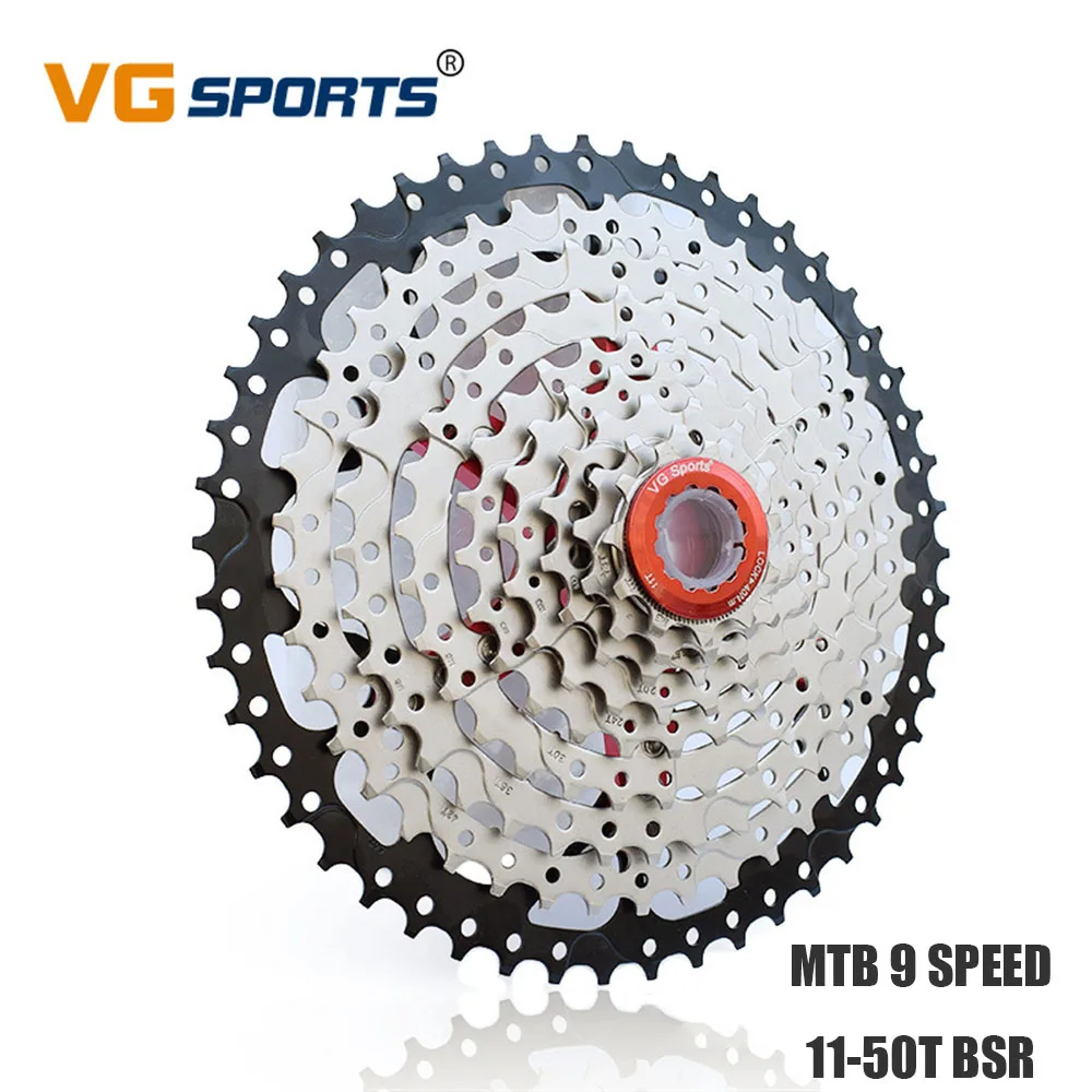 MTB кассета велосипед Freewheel 9 велоцидада 50 т Фикси Звездочка 9 скорость 50 т маховик cog cdg для Shimano SRAM 9 S 9 V 50T VG спортивные