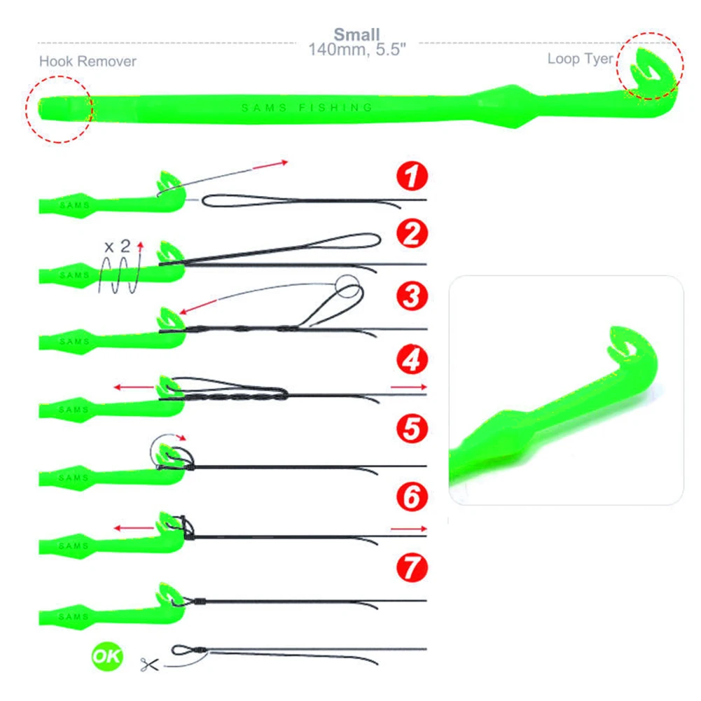 

5 In 1 Multi Stripper Tool With Hook Tier Knotter Tying Tools Carp Terminal Fishhook Lure Pesca Iscas Fishing Tackle Accessories