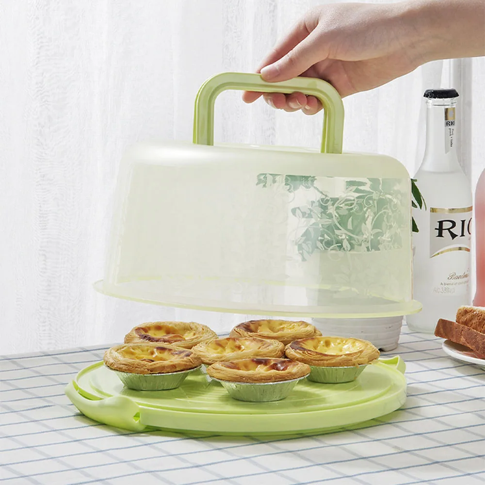 8-дюймовая переносная коробка для пирожных хранения свежести продуктов