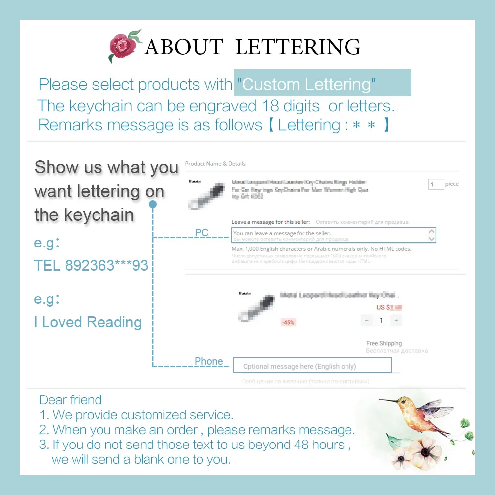 Dalaful брелоки с надписью на заказ съемные из тканой кожи индивидуальный подарок