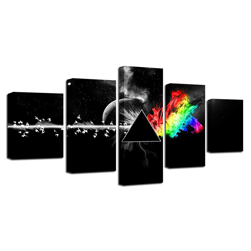 HD холст художественная живопись для гостиной Настенный декор 5 шт. символ знак
