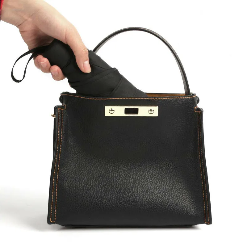 Карманный мини зонт женские маленькие зонтики с УФ защитой 180 г дождевой