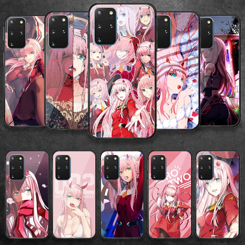 

Darling Zero Two Anime Tempered Glass Phone Case Cover For Samsung Galaxy Note S 8 9 10 20 21 E Plus Ultra M 31 51 FE Bumper