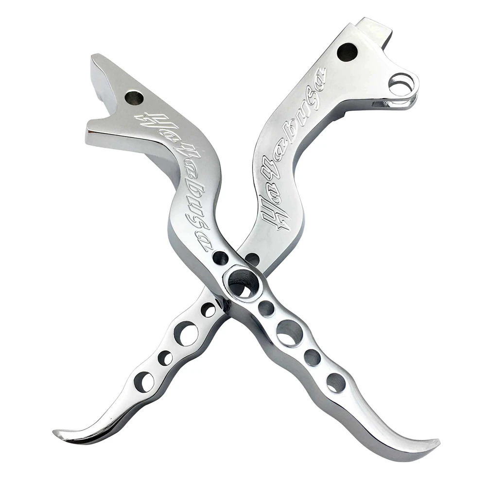 Запчасти для мотоциклов хромированные рычаги сцепления ручного тормоза Suzuki Hayabusa