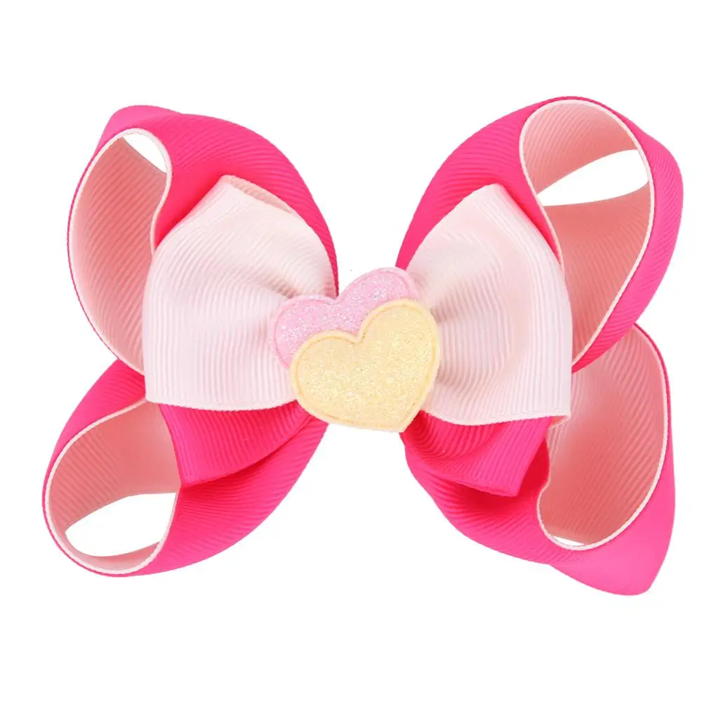 

Colorful Ribbon Grosgrain Cute Large Hair Bows Accessories Hair Bow With Clips For Kids Girls Hair Accessories