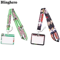 cb631 anime hunter hot keychain straps rope cell phone neck strap lanyard for id card key chain diy lanyard hanging rope