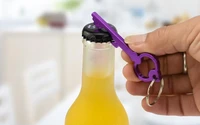 1000pcslot free shipping key shaped bottle opener keychainanodized aluminum beer bottle opener mixed colors wholesale
