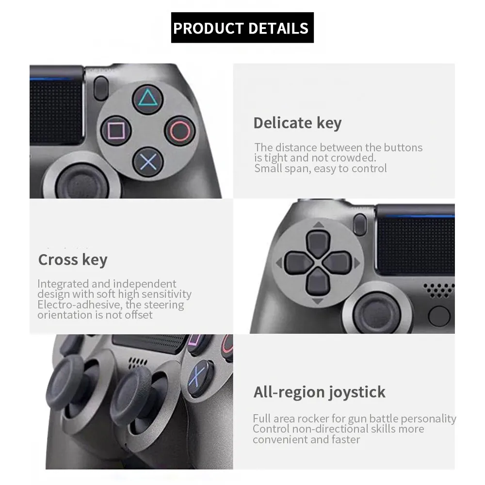 

Hot ps4 wireless controller Joystick for Playstation PS4 Gamepads Controller Wireless bluetooth gamepad PS4 Gamepad
