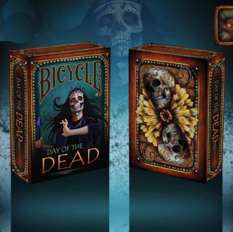 Велосипед День мертвых игральные карты 88*63 мм бумага Волшебная категория покер