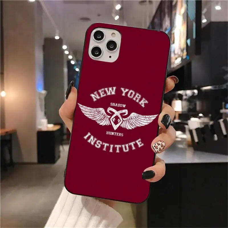 

Shadowhunters Hard Bling Cute Phone Case for iPhone 11 pro XS MAX 8 7 6 6S Plus X 5S SE 2020 XR case
