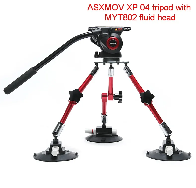 ASXMOV XP04 ручной насос мощный вакуумный автомобильный поршень штатив - Цвет: with Fluid Head