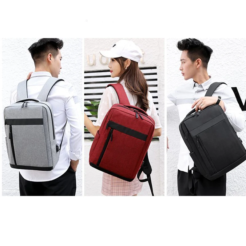 

Fashion Backpack for Men Waterproof Backpack Sports 15.6 Labtop Mochilas Women USB Charging Back Pack Unisex Travel Bag Male
