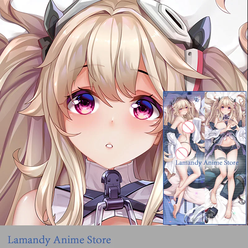 

Двусторонняя наволочка Dakimakura с принтом аниме «Ажур Лейн»