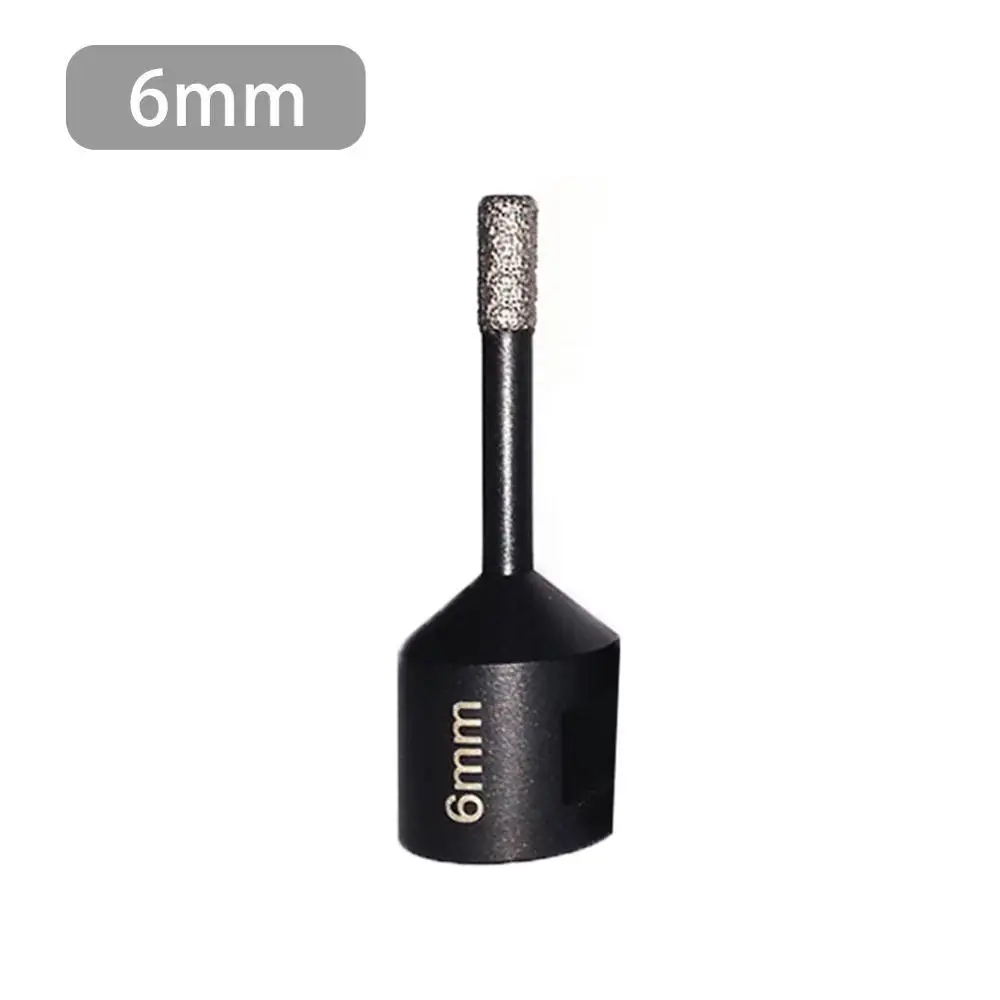 6MM Паяный Алмазный перфоратор, Аксессуары для инструментов, нож для мрамора, кварцевый камень, гранит, плитка, расширитель, угловая шлифовальная машина, дрель для дома - Цвет: 6MM