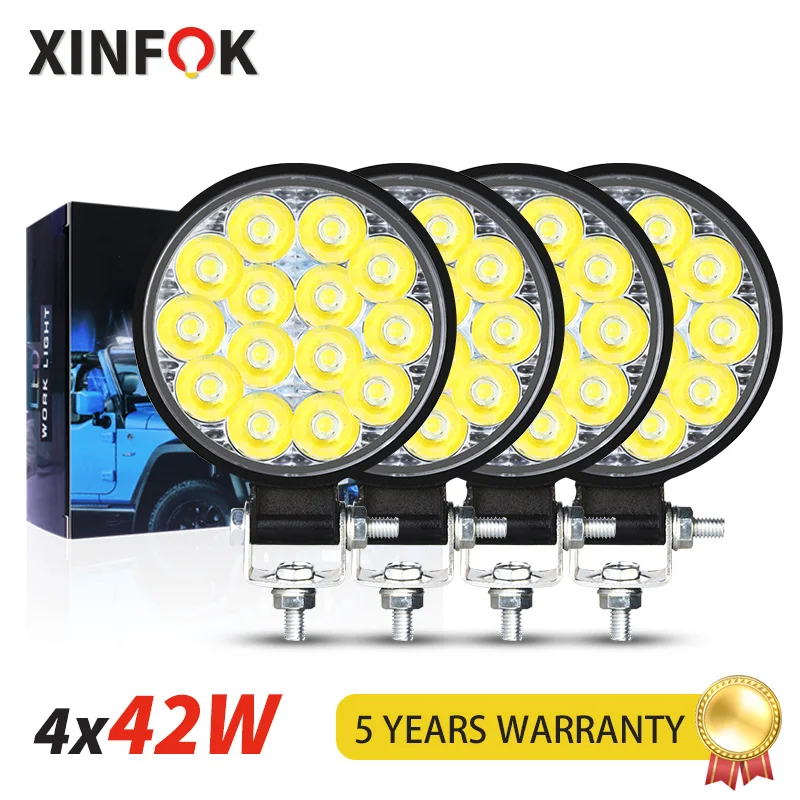 Автомобильный рабочий светильник 12 в 24 В Светодиодный точечный s прожектор 3030 SMD