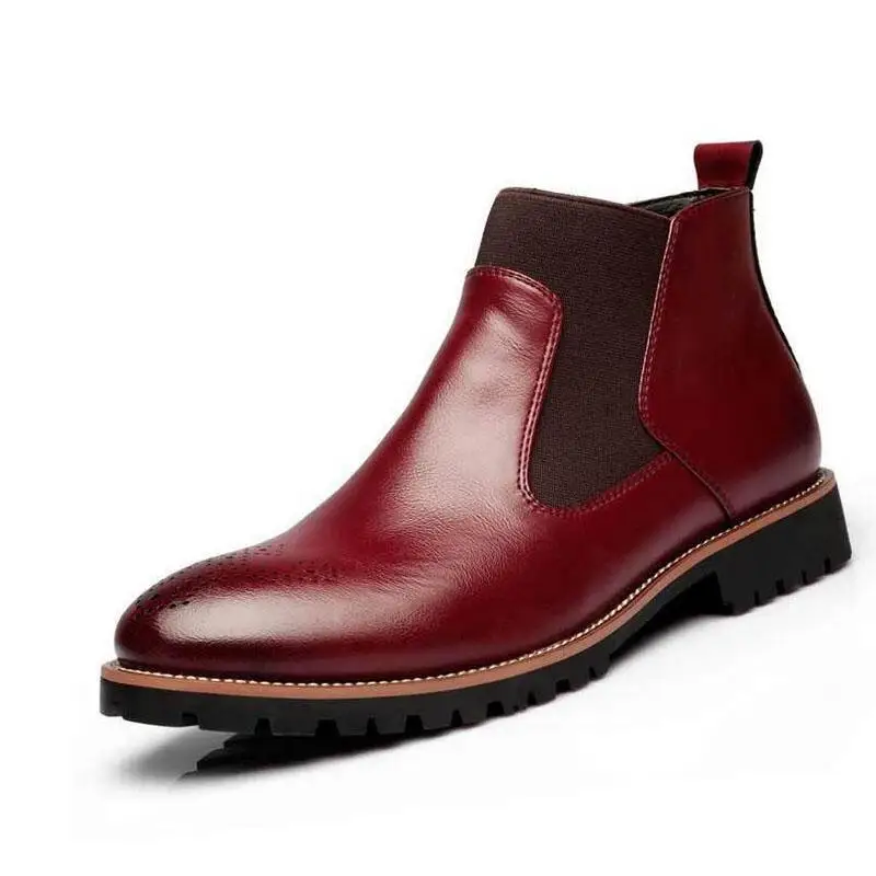Мужские ботинки челси ботильоны на весну и осень большие размеры