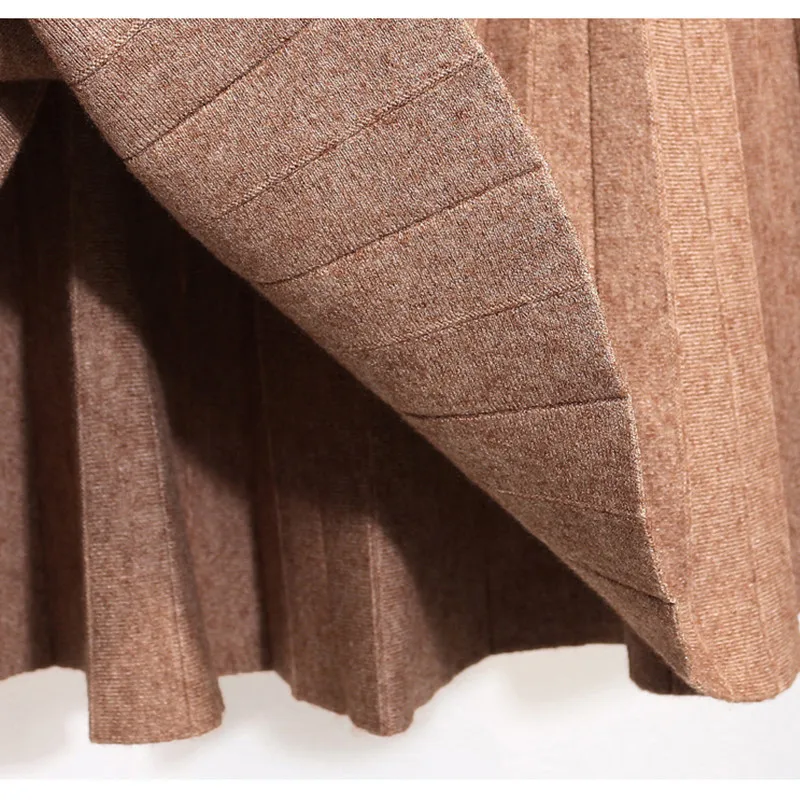 Женская плиссированная мини юбка SETWIGG однотонная серая трикотажная короткая с