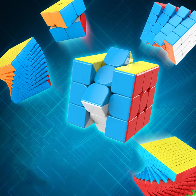 3D магический куб сегменты скоростные детские волшебные игрушки наклейки анти
