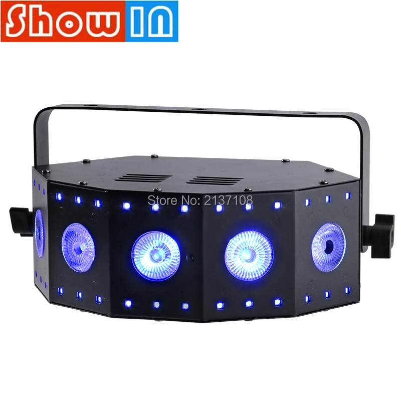 SMD светодиодный светильник с эффектом смывания света RGB + UV DMX512 Luz DJ Disco вечерние