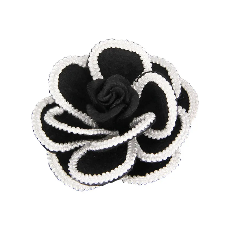 Модные Новые Креативные Броши i-Remiel из ткани в виде цветка камелии тканевый
