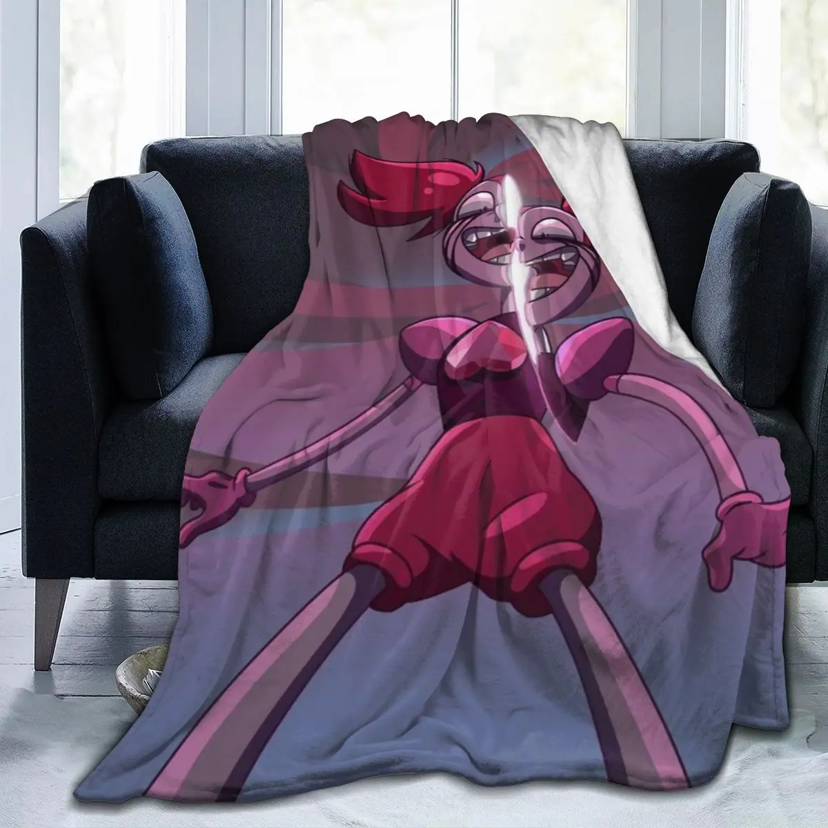 

Плюшевое одеяло Steven Universe с 3D-принтом из аниме, покрывало, винтажное постельное белье, квадратное мягкое одеяло для пикника