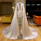 Короткие вечерние платья Дубаи с длинным рукавом, новинка 2021, индивидуальное платье с жемчугом и бисером, арабское платье для свадебной вечеринки, турецкие кафтаны