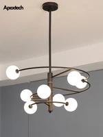 planet glass chandelier creative modern indoor deco lights ceiling chandelier from living room dining room g9 led bulbs included