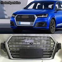 q7 front sport hood grill grille for audi q7 sq7 sline 2016 2020 car styling accessories