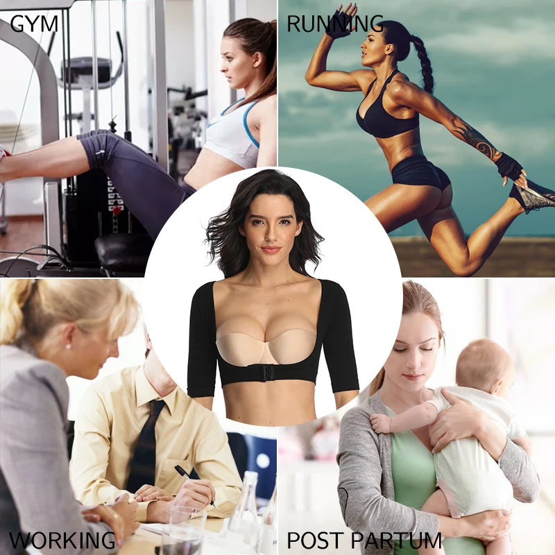 Похудение шейпер для рук сжимание жира Компрессионные рукава повязка на руку