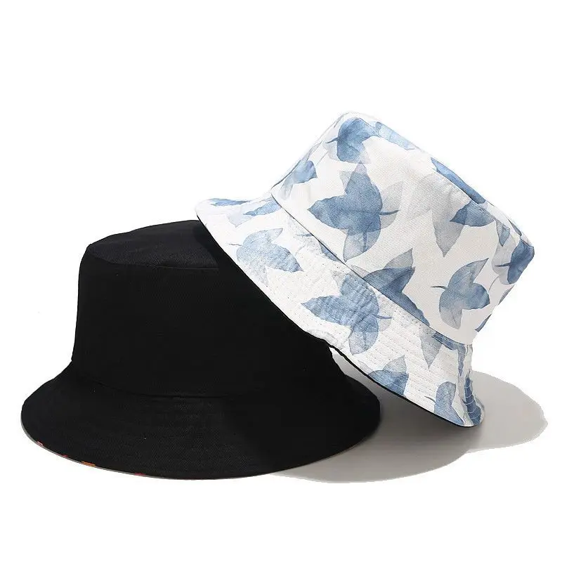 

Creative Printing Bucket Hat Fisherman Hat Outdoor Travel Hat Sun Cap Hats for Men and Women 175