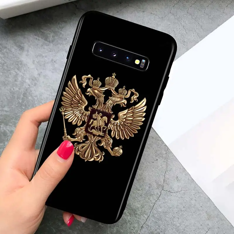 

Russia Flag national emblem for Samsung S20 FE Ultra Plus A91 A81 A71 A51 A41 A31 A21 A11 A12 A72 A52 A42 A32 A12 Phone Case