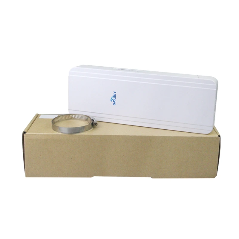 

HOT-Sailsky Wireless Bridge Outdoor 300Mbps Wifi Repeater/AP/CPE Router PTP 3KM High Power 5.8G Extender WiFi for IP Camera 48V