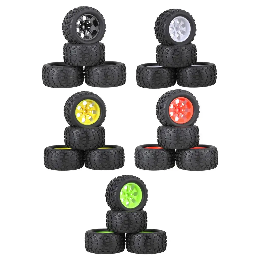 

4 шт. резиновые шины 12 мм шестигранный для HSP 94108 94111 88040 On/Off Road гусеничные обновленные детали
