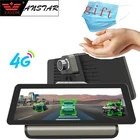 ANSTAR 4G Wifi 10 ''Автомобильный видеорегистратор камера Android 5,1 GPS-навигация ADAS удаленный монитор двойной Len видеорегистратор с камерой заднего вида видеорегистраторы