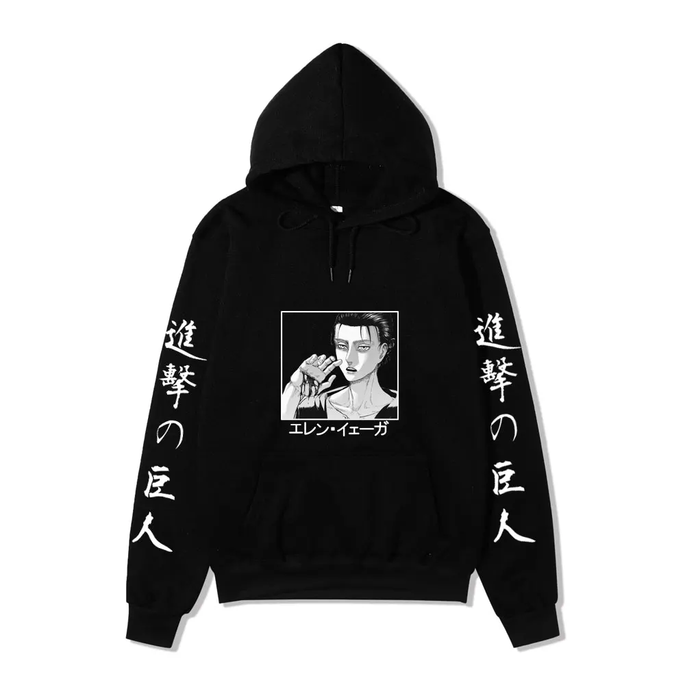 

Attack on Titan Hoodie Men Fashion Loose Pullovers Casaul Tops oversize hoodie sweatshirt women Regular pullover hoodies
