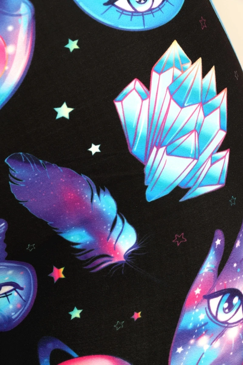 

New 230gsm buttery super soft sexy fitness pants stretch good quality mom and daughter galaxy sky drifting bottle leggings