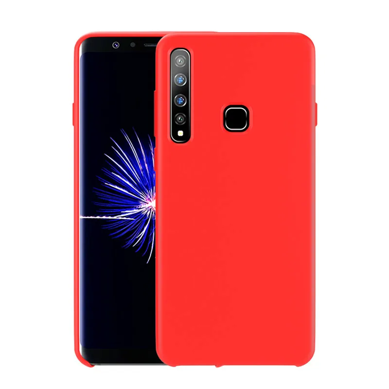 Красный Samsung A9 чехол Модный мягкий силиконовый защитный чехол-накладка из samsung Galaxy A9 A9s A920 A920F чехол - Цвет: Красный