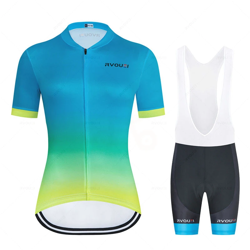 

Women Cycling Clothing Bicycle Jersey Set Female Ciclismo Girl Cycle Casual Wear Road Bike Bib Short Pant Team Uniforme Hombre