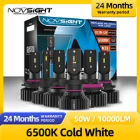 novsight car lamps h7 h4 h1 h11 9005 9006 hb3 hb4 led headlights 10000lm 50w 6500k auto headlamps fog lights for bulbs on cars