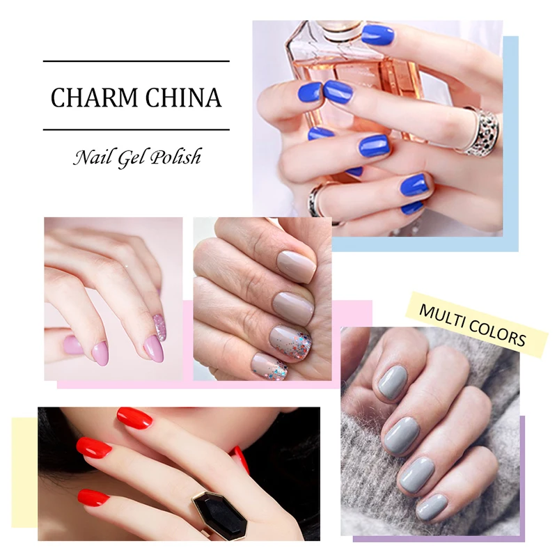 CHARM CHICA УФ гель лак для ногтей 6 мл телесный розовый замачиваемый Гибридный es