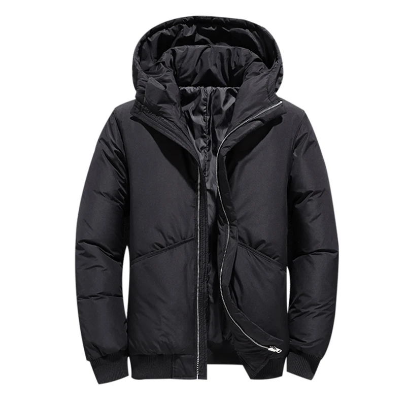 2020 winter jacket men high quality thick winter warm hooded coat waterproof and windproof size 3XL