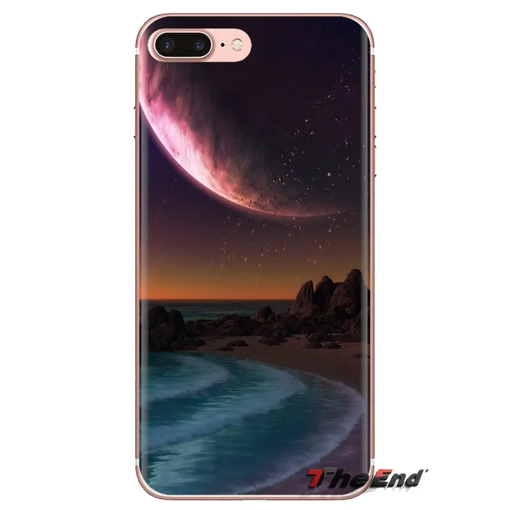 Soft Shell Cases Starry Night Space Sky Pattern For Sony Xperia Z Z1 Z2 Z3 Z5 compact M2 M4 M5 E3 T3 XA Aqua LG G4 G5 G3 G2 Mini |