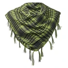Тактический шарф унисекс 100x100 см, армейский шемаг в стиле пустыни, куфий, шарф с кисточкой, шаль, шейный платок, накидки, клетчатый шарф с принтом