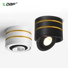 Скандинавский поверхностный светодиодный светильник 5 Вт 7 Вт 9 Вт 15 Вт ЧерныйБелый поверхностный потолочный светильник для внутренней гостиной фоновый точечный светильник