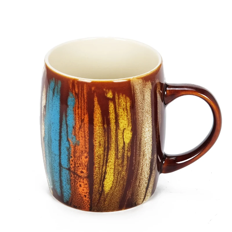 Креативная художественная красочная чашка для завтрака из овсянки Офисная