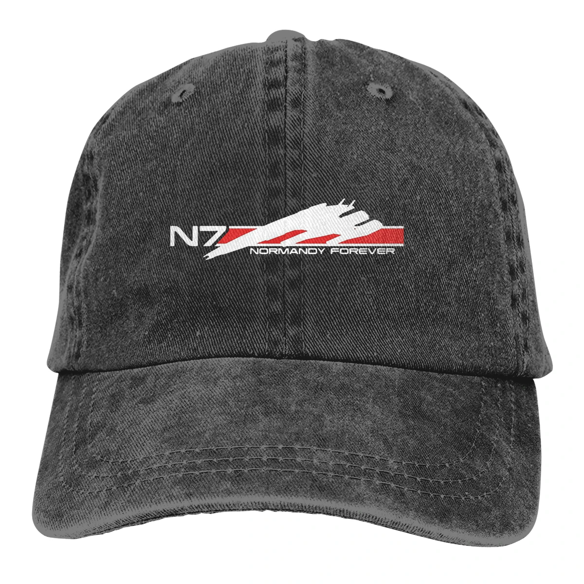

Summer Cap Sun Visor Normandy Forever N7 Hip Hop Caps Mass Effect Commander Shepard Game Cowboy Hat Peaked Hats