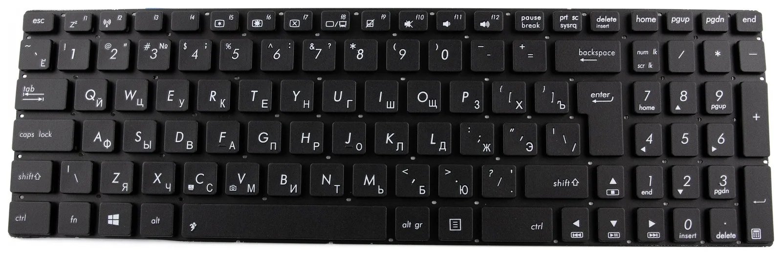 Клавиатура для ноутбука Asus N56 N76 Вертикальный Enter p/n: NJ8 9Z.N8BSQ.10R 9Z.N8BBQ.G0R 0KNB0-6120RU00 |