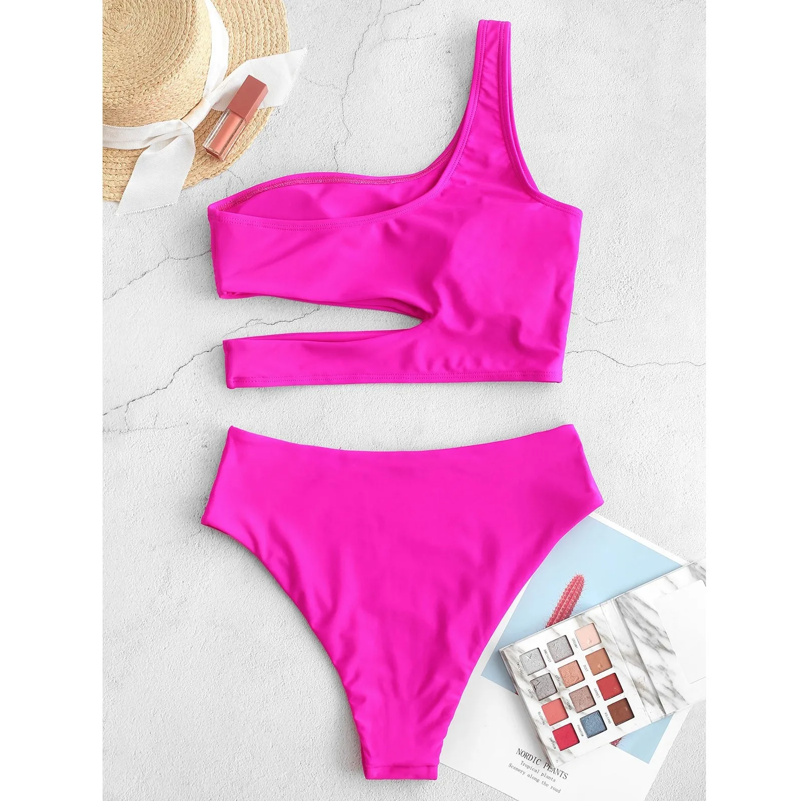 

Women's Bikini High Waisted Tummy Control Two Piece Swimsuit Swimwear Tankini bikini mujer